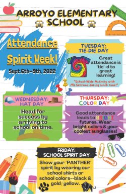 Attendance week information